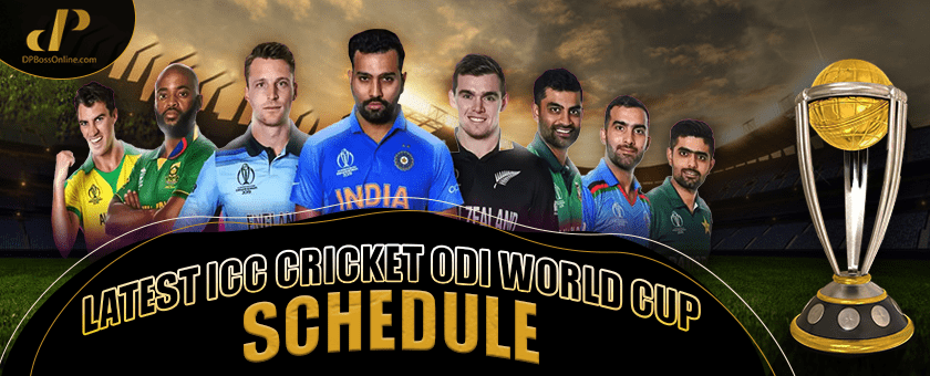 Latest ICC Cricket ODI World Cup Schedule: